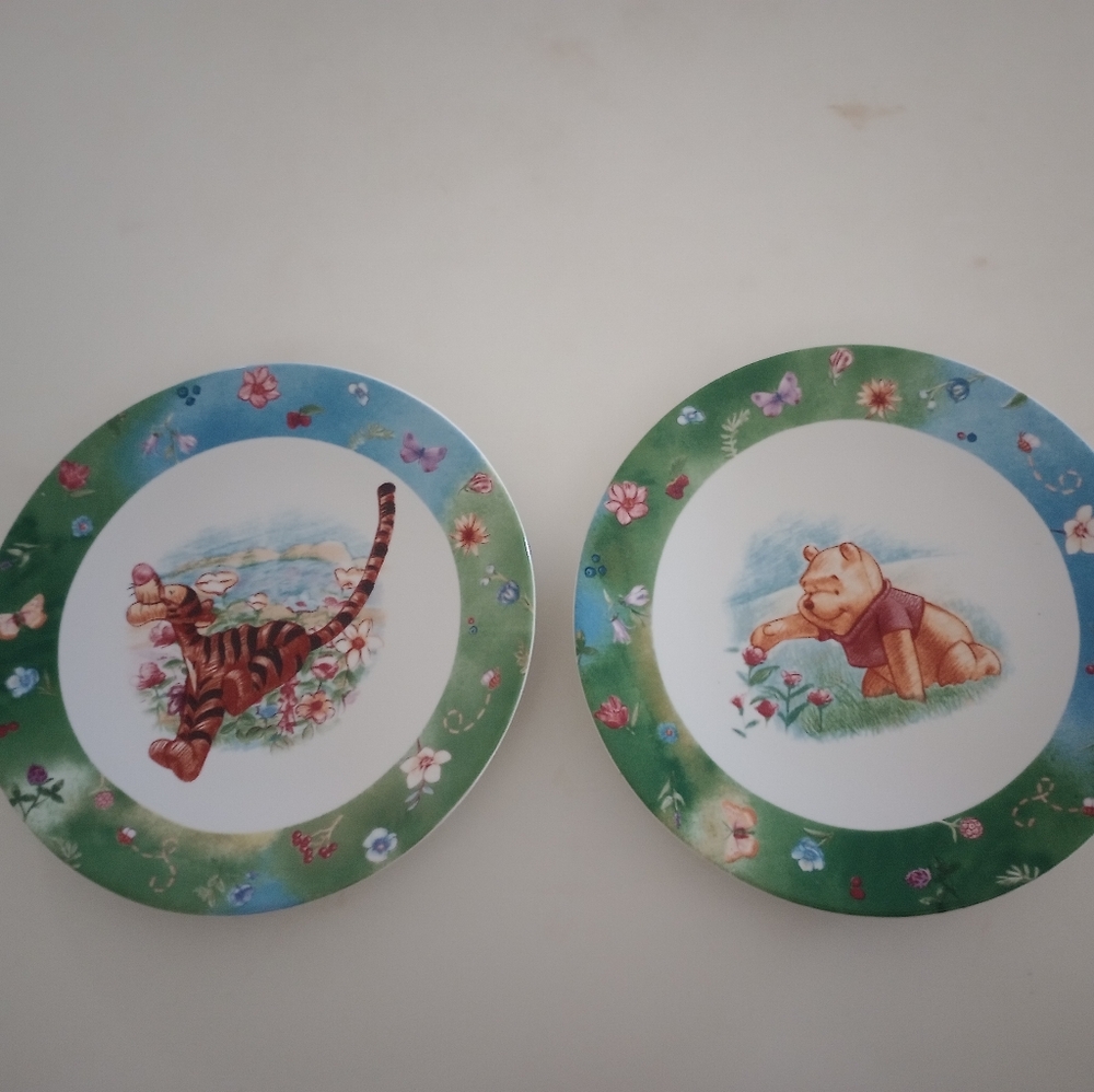 Vintage Winnie The Pooh Plates